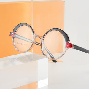 87179 Montura de Gafas Redondas Tr90, Montura Completa, Lentes con Protección Anti Luz Azul para Hombre y Mujer - Product Image 5