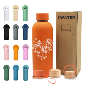 Double Wall Stainless Steel 500ml/17oz Vacuum Insulated Thermos Flask 12-24hr Thermal Performance Portable Design Includes Straw - Product Image 1