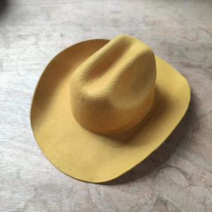 Sombreros <span class=keywords><strong>de</strong></span> <span class=keywords><strong>lana</strong></span> <span class=keywords><strong>de</strong></span> fieltro para hombre y mujer, sombreros <span class=keywords><strong>de</strong></span> tejido vaquero con banda ajustable, color <span class=keywords><strong>blanco</strong></span> y azul, Unisex - Product Image 5