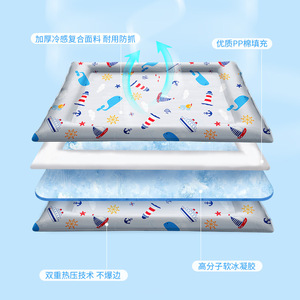 Lits pour chats, lits pour chiens, lits rafraîchissants d'été, tapis pour animaux, coussins rafraîchissants, lits glacés, vente en gros auprès des fabricants pour petits chiens - Product Image 3