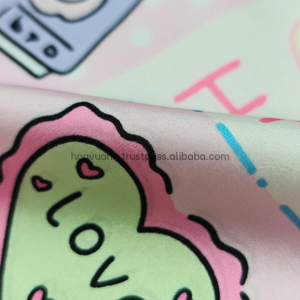 ชุดนอนสุดหรูผ้าไหมลาติน120gsm กว้าง153ซม. นุ่มระบายอากาศได้พิมพ์ลายน่ารักหลายลาย - Product Image 1