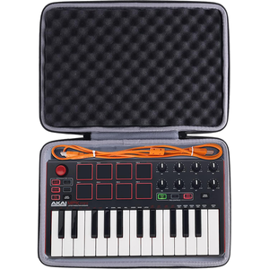 Estuche Rígido de EVA para Viaje, Almacenamiento y Protección para <span class=keywords><strong>Teclado</strong></span> MIDI <span class=keywords><strong>AKAI</strong></span> MPK <span class=keywords><strong>Mini</strong></span> de 25 Teclas para Producción Musical - Product Image 1