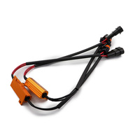 H11 LED Bulb 9005 9006 Resistor Kit Anti Flicker Warning Canceller for Headlight Fog Light Error Free Decoder Wiring Harness
