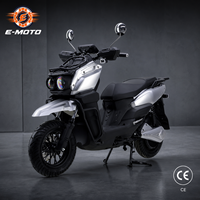 Moto électrique 2000W, modèle Streetbike, 70 km/h, batterie lithium, pour les déplacements urbains, destinée aux concessionnaires et aux acheteurs de flottes professionnelles