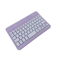 Nouveau mini clavier tablette sans fil BT 7 pouces avec interrupteur à ciseaux en plastique pour Android/iOS/59 touches ultra fin Plug and Play
