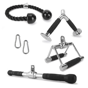 कस्टम ब्लैक पुली सिस्टम केबल अटैचमेंट सेट फिटनेस उपकरण सामान - Product Image 2