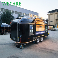 WECARE Bar d'événements en plein air, camion de restauration mobile personnalisé pour shawarma, churros, poulet frit, kebab, barbecue, avec équipement de cuisine complet