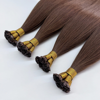Ekstensi rambut Remy ujung Keratin kecil profesional grosir ekstensi rambut manusia berkualitas tinggi dengan harga kompetitif