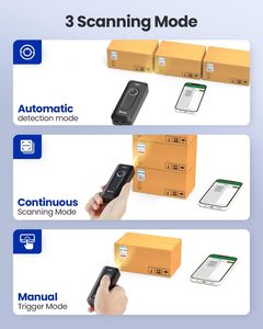Lecteur de codes-barres <span class=keywords><strong>QR</strong></span> portable mini CMOS 1D 2D Eyoyo, sans fil 2.4G <span class=keywords><strong>Bluetooth</strong></span>, longue durée de fonctionnement, pour l'inventaire - Product Image 6