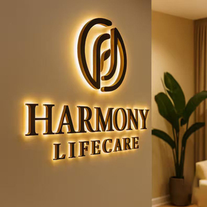 Premium Quality LED Acrylic Signs Front-lit 3D Letters for Professional Barber Shop and Men Styling Studio Wall - Product Image 3