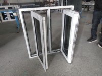 Fenêtre à battant en PVC au design moderne, économie d'énergie, insonorisée, résistante au vent et aux intempéries, extérieure, sur mesure pour maison, appartement, villa