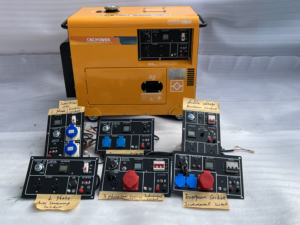 Générateur diesel silencieux fort portatif d'EXCALIBUR 3kW 5kW 6kW 7kw 8kw 8.5kw 9kw 10kw 15Kva de puissance - Product Image 6