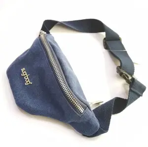 2024 Mais recente moda algodão personalizado lona Running fanny pack esportes cintura saco