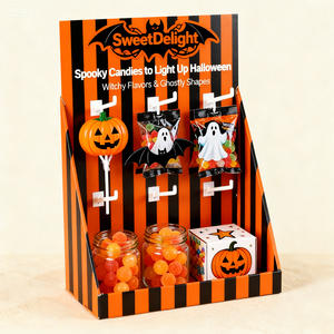 Tông Pop truy cập móc Rack hiển thị cho đồ ăn nhẹ cho trẻ em Tabletop hiển thị giấy PDQ truy cập cho khuyến mãi - Product Image 2