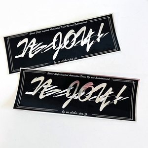 Stampa personalizzata su disegni <span class=keywords><strong>adesivi</strong></span> <span class=keywords><strong>adesivi</strong></span> <span class=keywords><strong>adesivi</strong></span> <span class=keywords><strong>per</strong></span> finestrino auto a forma di rettangolo olografica in vinile <span class=keywords><strong>adesivi</strong></span> schiaffi <span class=keywords><strong>per</strong></span> auto - Product Image 2