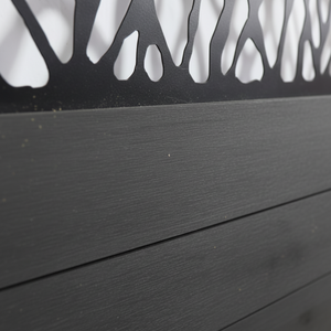 Thiết kế mới Gỗ nhựa composite ngoài trời <span class=keywords><strong>WPC</strong></span> decking hàng rào CE chứng nhận không thấm nước bền ngoài trời <span class=keywords><strong>WPC</strong></span> riêng tư hàng rào cho vườn - Product Image 6