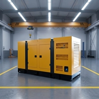 Groupe électrogène diesel silencieux 50kW 100kW 150kW 200kW, type cabine insonorisée, station d'alimentation de secours robuste, générateur électrique
