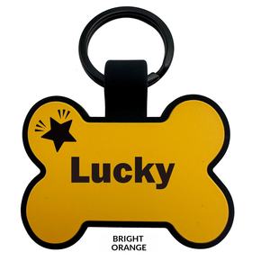 Placa de Identificación Personalizada con Código QR para Perros - Colgante Grabado para Mascotas, Etiqueta de Silicona en Blanco para Collares de Perros y Gatos - Product Image 3