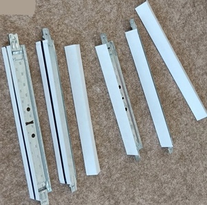 Thanh Chữ T Trần Phẳng Có Rãnh Màu Trắng Chất Lượng Cao 38*15 32*24 T Cho Tấm Trần Thạch Cao <span class=keywords><strong>Pvc</strong></span> - Product Image 1