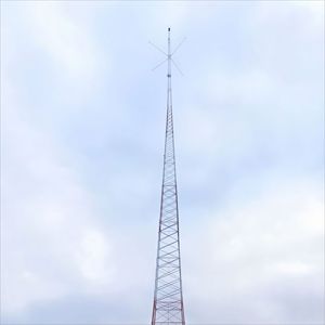 Torre di Telecomunicazione 45m a Quattro Gambe Autoportante in Acciaio Angolare Zincato a Caldo Q345B per GSM e Microonde - Product Image 2