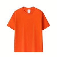 Schweres Baumwoll-T-Shirt Unisex Regular Fit Blank Gedrucktes Logo 180 200 Gsm 220 240 280 Hochwertiges T-Shirt Benutzer definiertes Logo