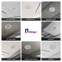 Grille de retour d'air ronde en aluminium pour système de climatisation, diffuseur de plafond pour l'admission et l'évacuation de l'air