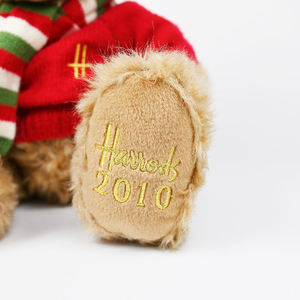 Orsacchiotti Regalo per Paggetto, Orsetti di Peluche Imbottiti con Maglietta Rossa e Sciarpa - Product Image 3