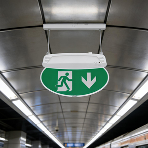 <span class=keywords><strong>Film</strong></span> indicateur remplaçable rétroéclairé Installation suspendue Lumière LED en plastique ultra-mince Signe de sortie d'urgence LiFePO4> 24m - Product Image 3
