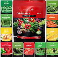 NatureZ Edge Heirloom Garden 20 jenis, termasuk Melon untuk penanaman luar ruangan pot bunga buah sayuran & penanam