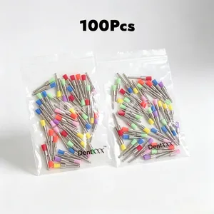 Paquete de 50 Cepillos de Nylon para Pulir, Planos, Coloridos/Blancos, Ra/Latch para Pulido de Superficies en Arte de Uñas, Piezas Industriales - Product Image 4