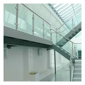 X-KPR minimalistische gerahmt Lösung Glasgeländer Balkon Edelstahlgeländer Treppenbalkon Glasgeländer Balkon