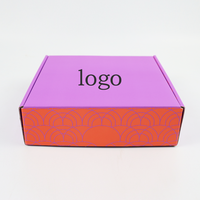 Boîte en carton à prix compétitif Vente en gros Cadeau Boîte en papier dur pliable personnalisée Boîte d'emballage postal en papier d'expédition
