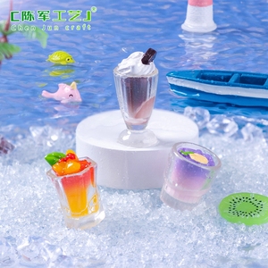 Simulación de micropaisajes: bebidas, <span class=keywords><strong>batidos</strong></span>, juguetes de comida, decoraciones DIY, bolsas sorpresa, accesorios colgantes, miniaturas pequeñas - Product Image 4