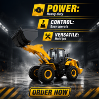 Wheel Loader 855N 5T - Merek Terkenal dari Cina, Desain Ringkas, Kapasitas Bucket 5 Ton, Handal & Harga Terjangkau untuk Pekerjaan Kecil