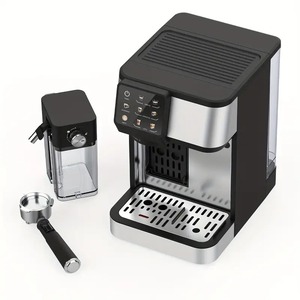 <span class=keywords><strong>Cafetera</strong></span> Espresso Eléctrica <span class=keywords><strong>Programable</strong></span> de un Toque, Espumador de Leche Automático, <span class=keywords><strong>Cafetera</strong></span> de 20 Bares para Capuchino y Latte, Acero Inoxidable - Product Image 2