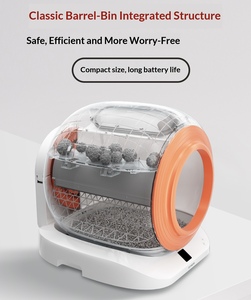 กระบะทรายแมวอัจฉริยะ OEM Q-clean สำหรับลูกแมว ทำ<span class=keywords><strong>ความ</strong></span><span class=keywords><strong>สะอาด</strong></span>ตัวเองได้ ผลิตจากพลาสติกเป็นมิตรกับสิ่งแวดล้อม <span class=keywords><strong>พ</strong></span>ร้อมระบบกำจัดกลิ่น ควบคุมผ่าน<span class=keywords><strong>แอ</strong></span><span class=keywords><strong>พ</strong></span>/ไวไฟ เสียงเบา - Product Image 6