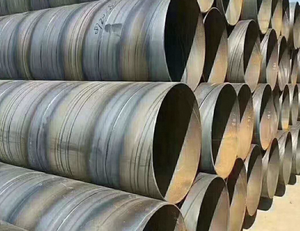 Tuyau en acier soudé en spirale API 5L ASTM A252, tuyau en acier soudé en spirale SSAW pour pieux, eau, gaz, pétrole - Product Image 4