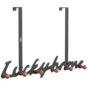 <b>Over</b> <b>Door</b> <b>Hook</b> Rack Multifunctional Storage <b>Hooks</b> Suction Cup Installation No Drilling Required For Entry <b>Doors</b> - Product Image 2