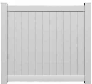 لوس أنجلوس شعبية في الهواء الطلق مقاومة للماء مقاومة للأشعة فوق البنفسجية تعفن أبيض الخصوصية الكاملة الفينيل السياج - Product Image 4