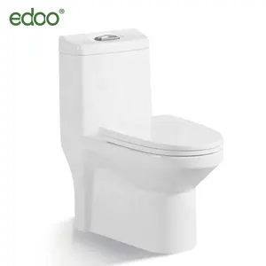 China fabricante de buena calidad de brillo acristalamiento de inodoro, bidé Eddy una pieza de cerámica baño fábrica - Product Image 1