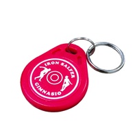 Llavero RFID NFC regrabable GSC de 13.56MHz para control de acceso a puertas
