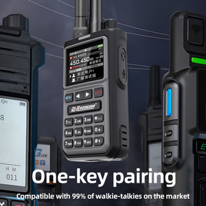 HX-8100 Walkie Talkie 4G POC+VHF&UHF Dual-Mode con Controllo Vox 136-520MHz, Interfono Mobile per Copertura <span class=keywords><strong>Radio</strong></span> Globale - Product Image 5