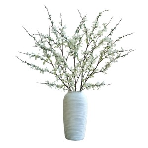 Muyu Chronicles - Ramas Individuales de Flores de Sauce de Nieve Artificial, Plástico Blanco, Decoraciones de Año Nuevo, Adornos Florales para Sala de Estar - Product Image 5