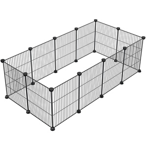 Cerca Plástica Encriptada para Animais de Estimação, Casinha para Cães e Gatos para Cães Pequenos/Médios; Barreira de Segurança de Malha de Ferro Destacável e Impermeável - Product Image 5