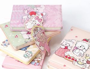 Carnet à boutons magnétiques <span class=keywords><strong>Mikko</strong></span> B6 sous licence MK005, couverture en cuir PU mignon, pages intérieures colorées, papeterie, carnet B6 - Product Image 1