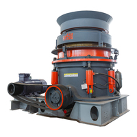Concasseur à cône hydraulique multi-cylindres TIDE Henan avec moteur et composants d'engrenage, faible coût d'entretien, certifié CE