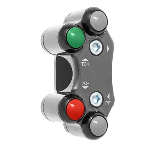 สวิตช์แฮนด์รถแข่งด้านซ้ายสำหรับอาพริเลีย อาร์เอส 660(ไทเทเนียม) - Product Image 3