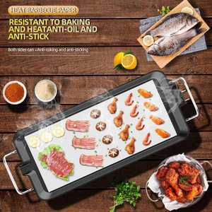 Papier sulfurisé blanc en silicone non blanchi double face pour cuisson, feuilles de papier silicone pour viande et biscuits - Product Image 6