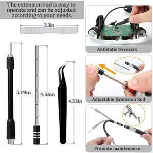 Precision <b>Screwdriver</b> <b>Set</b> 138 In 1 Magnetic Bits For Mobile Phone Repair And Electronics Fixing Tools With Storage Case - Product Image 5