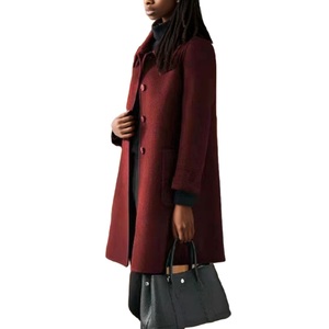 เสื้อคลุมคาร์ดิแกนแฟชั่นผู้หญิง แขนยาว สีพื้น ทรงเข้ารูป ขนาดกลาง สำหรับฤดูใบไม้ร่วงและฤดูหนาว - Product Image 1